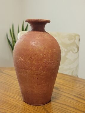 2005 Target Earthy Terracotta Brown Decorative Vase Made In Mexico